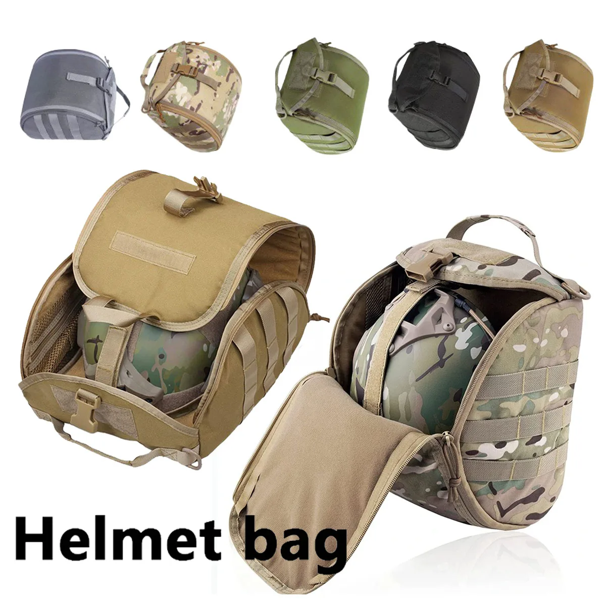 Tactical Helmet Storage Bag For Carrying Airsoft Bulletproof Ballistic Fast MICH Wendy Helmet Sports Hunting Shooting Combat