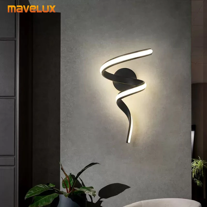 Moderne kreative LED-Wand leuchten minimalist ischen Streifen dekorative Eisen Wand leuchte für Wohnzimmer Schlafzimmer Nachttisch TV Hintergrund beleuchtung