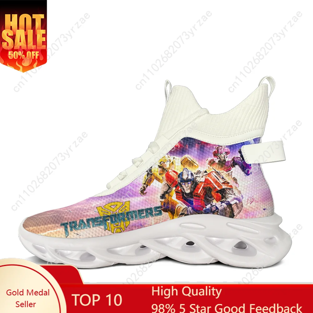

Transformers High Top Flats Sneakers Men Women Teenager Sneaker High Quality Personalized Casual Shoe Custom Made Shoes