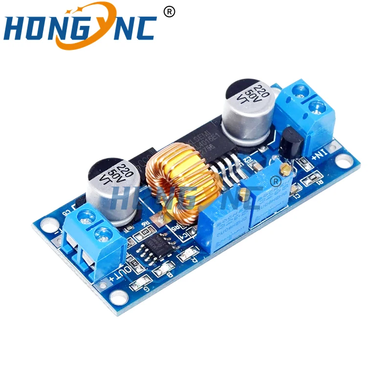 CC/CV 5A Lithium Charger Board XL4015 Adjustable 6-38V To 1.25-36V DC Step Down Power Supply Buck Module