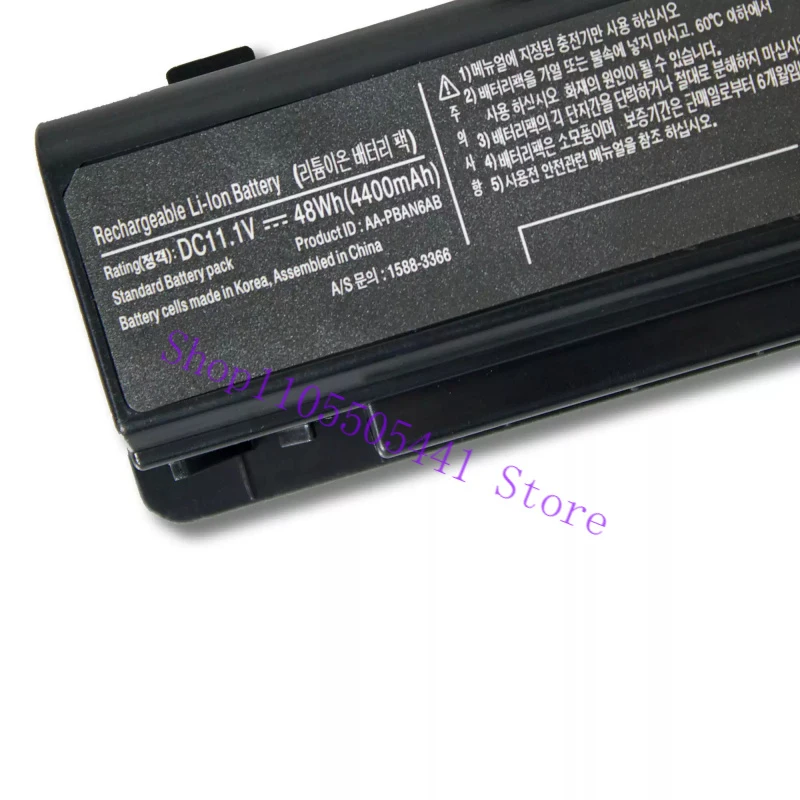 New AA-PBAN6AB  Laptop Battery for Samsung P200 P210 P230 P400  48Wh