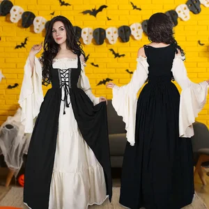 Female cosplay medieval dress vintage pirate performance Irish costume dress for dance balls balls clothes clothing 10 Main Sales Women's Medieval Dress - №6