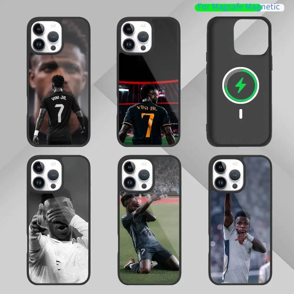 

Football Player V-VINI J-JR Phone Case For iPhone 17,16,15,14,13,Pro,Max,Plus,Magnetic For Magsafe Wireless Charging