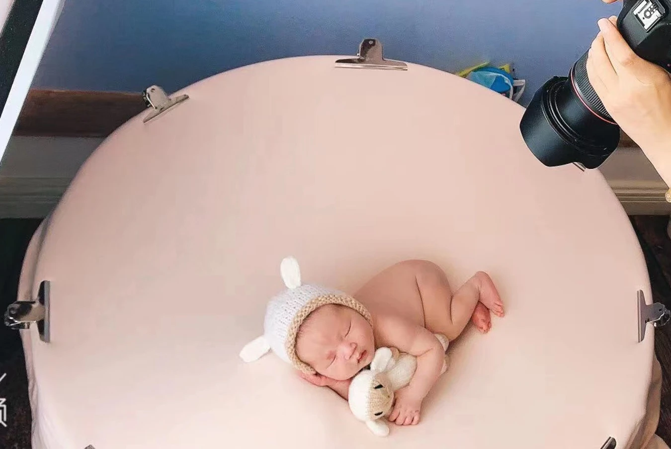 Hohe Sitzsack Stehen Neugeborenen Fotografie Requisiten Neugeborenen Posiert Sitzsack Rahmen Edelstahl Nest Baby Fotografie Zubehör