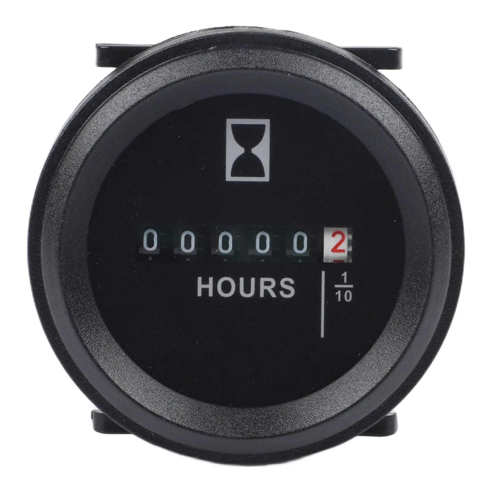 Hour Watch ACDC Timer Maintenance Tracking 6V To 80V Voltage Dust-proof Design Easy Installation As Shown In The Figure