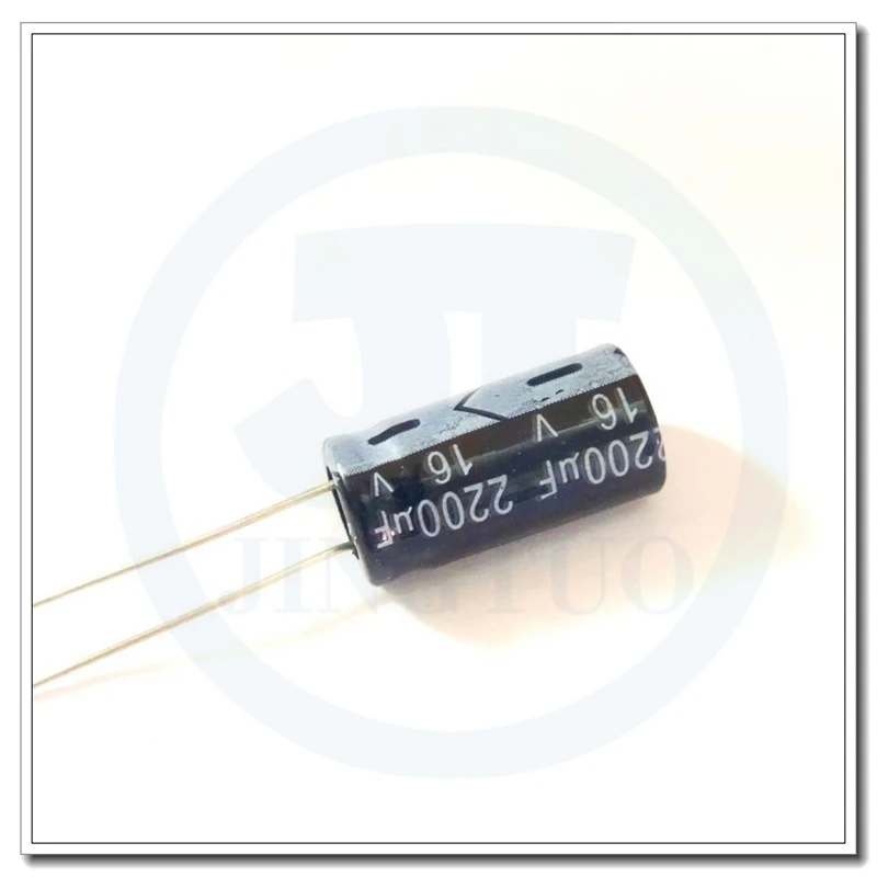 5pcs 2200uF16V 16V2200uF 2200MFD 16WV 10*20mm Radial Aluminum Electrolytic Capacitor