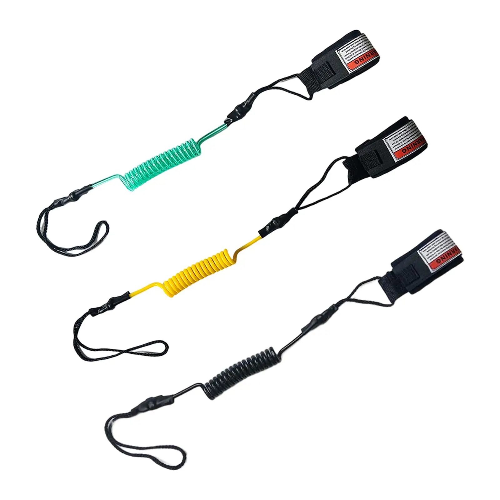 Surfboard Leash, Coiled Paddle Board Rope, Surf Leash Adjustable Cord, Paddle