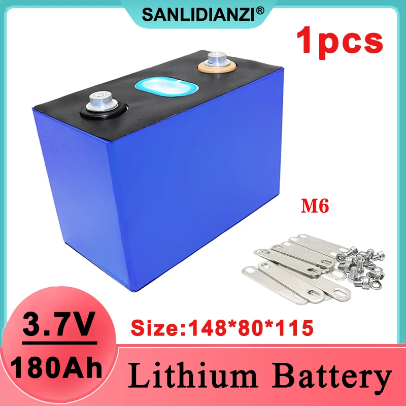 

new 3.7V 180Ah Lithium battery Class A 3C high-power DIY 12v 24v 36v 48v 180Ah solar energy storage system EU and US duty-free