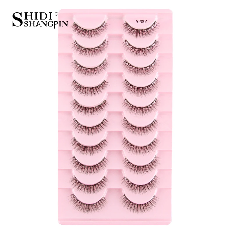 3/10 Pairs Mink False Eyelashes, Natural Fluffy Look