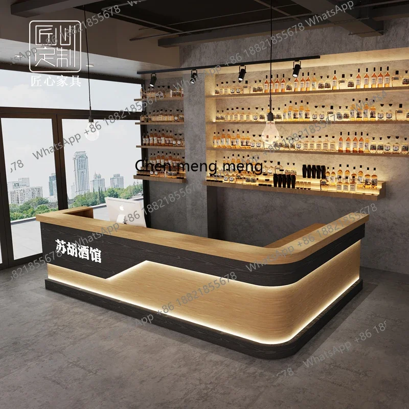 M46 خمر النمط الصناعي بار مقهى الخروج صفحة الصالة الرياضية ركن مكتب الاستقبال #2