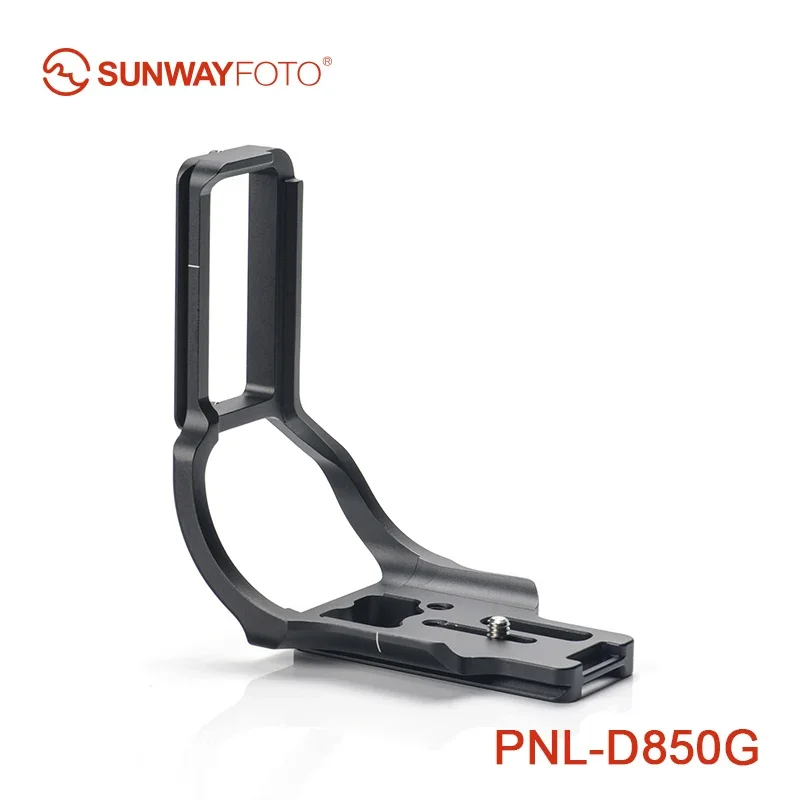 

SUNWAYFOTO PNL-D850G Dedicated L-bracket with Battery Grip Tripod Head Specific Aluminum Quick Release Plate for Nikon D850