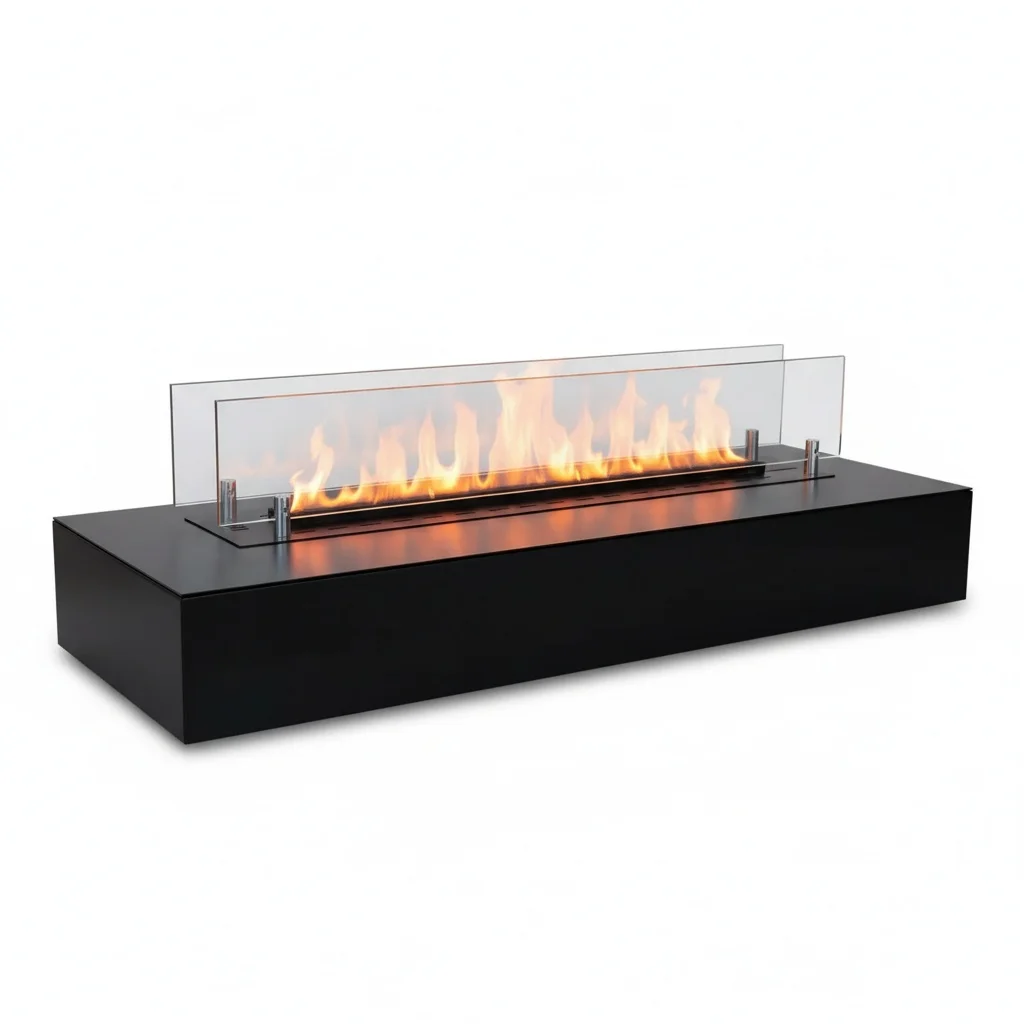

3D Water Vapor Fireplace, 1000mm Stainless Steel Electric Fireplace Insert, 9 Color Flame with Remote Control Indoor Fireplace