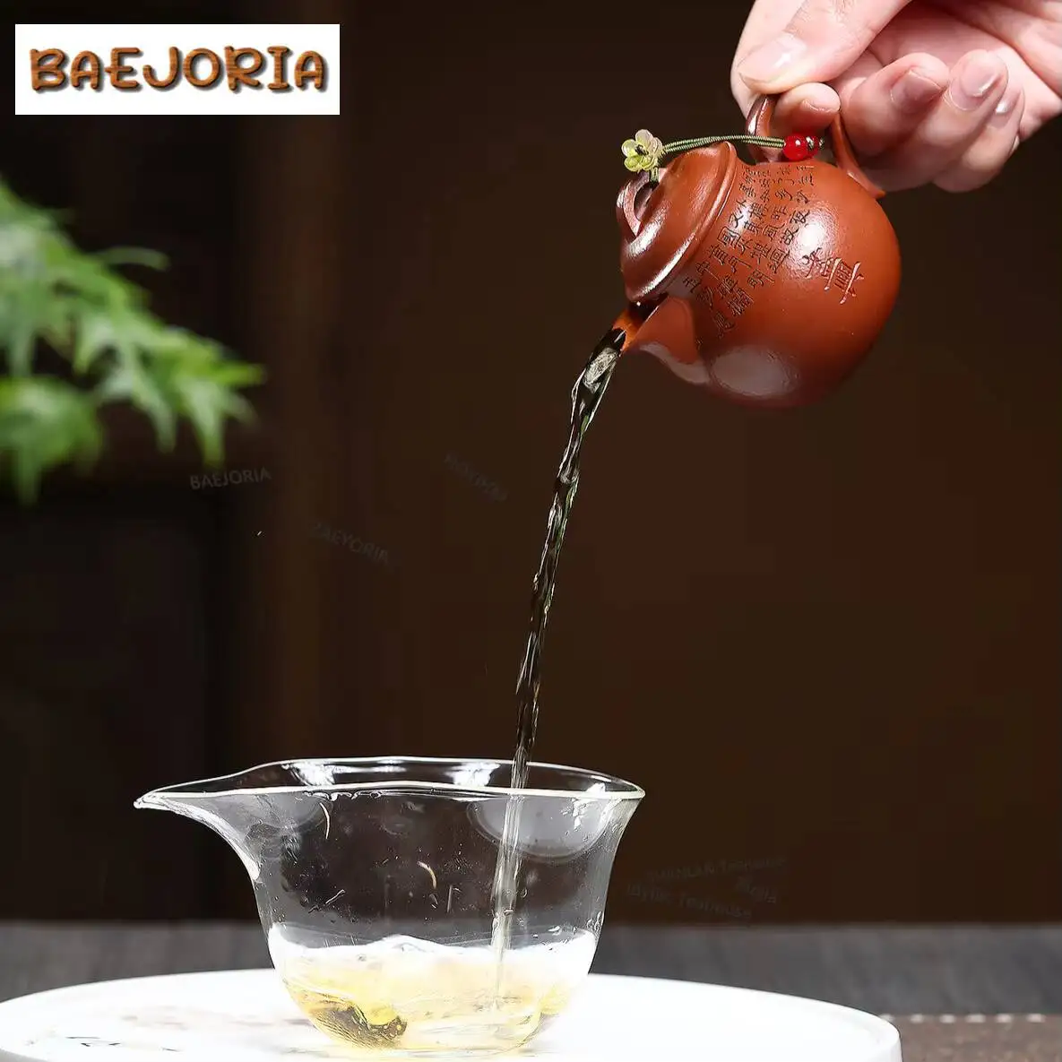 90ml Aesthetic Yixing Purple Clay Teapots Handmade Calligraphy Wen Zhong Pot Raw Ore Zhu Mud Tea Infuser Kettle Zisha Tea Set