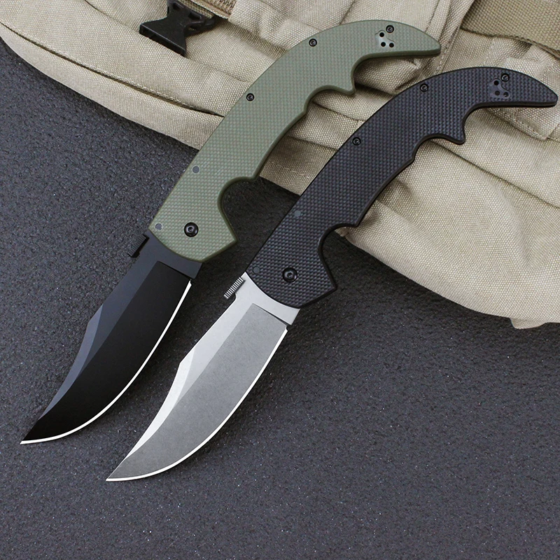 

EDC Camping Hunting Folding Knife AUS-10A Blade Outdoor Survival Tools High hardness Knives For Men Gift