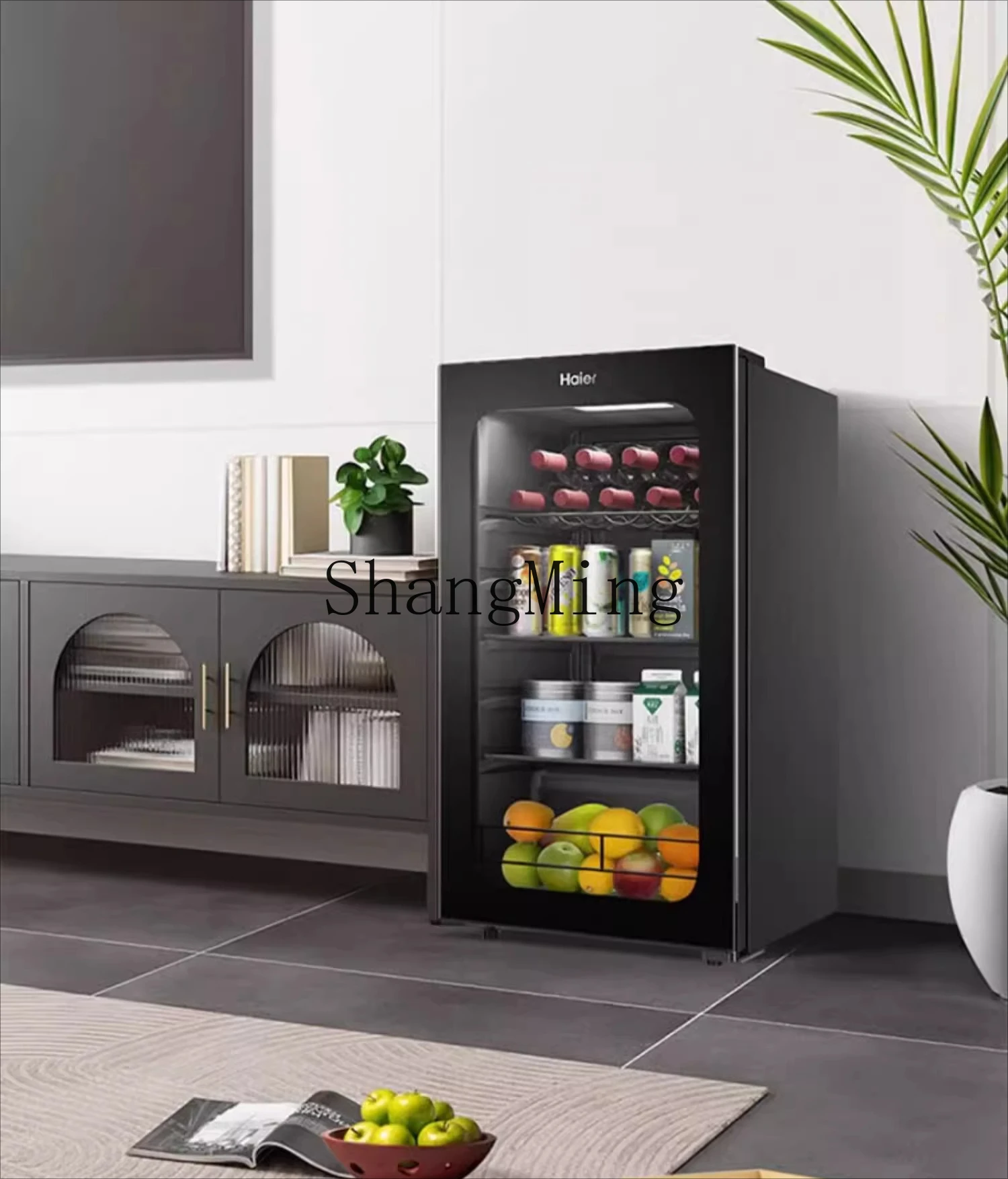 ZYY household small refrigerator living room tea beverage office frozen fresh-keeping refrigerator