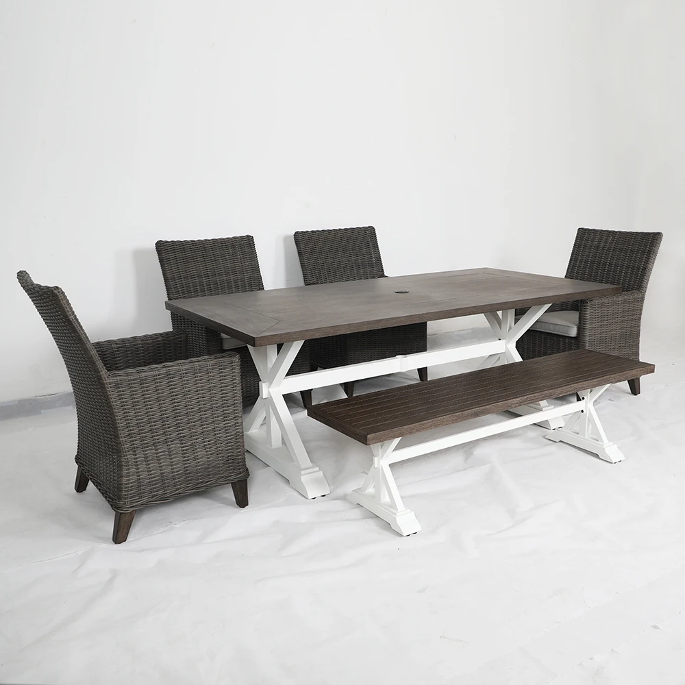 

Aluminum Outdoor Furniture Outdoor Dining Set Outdoor Dining Table and Chair Set