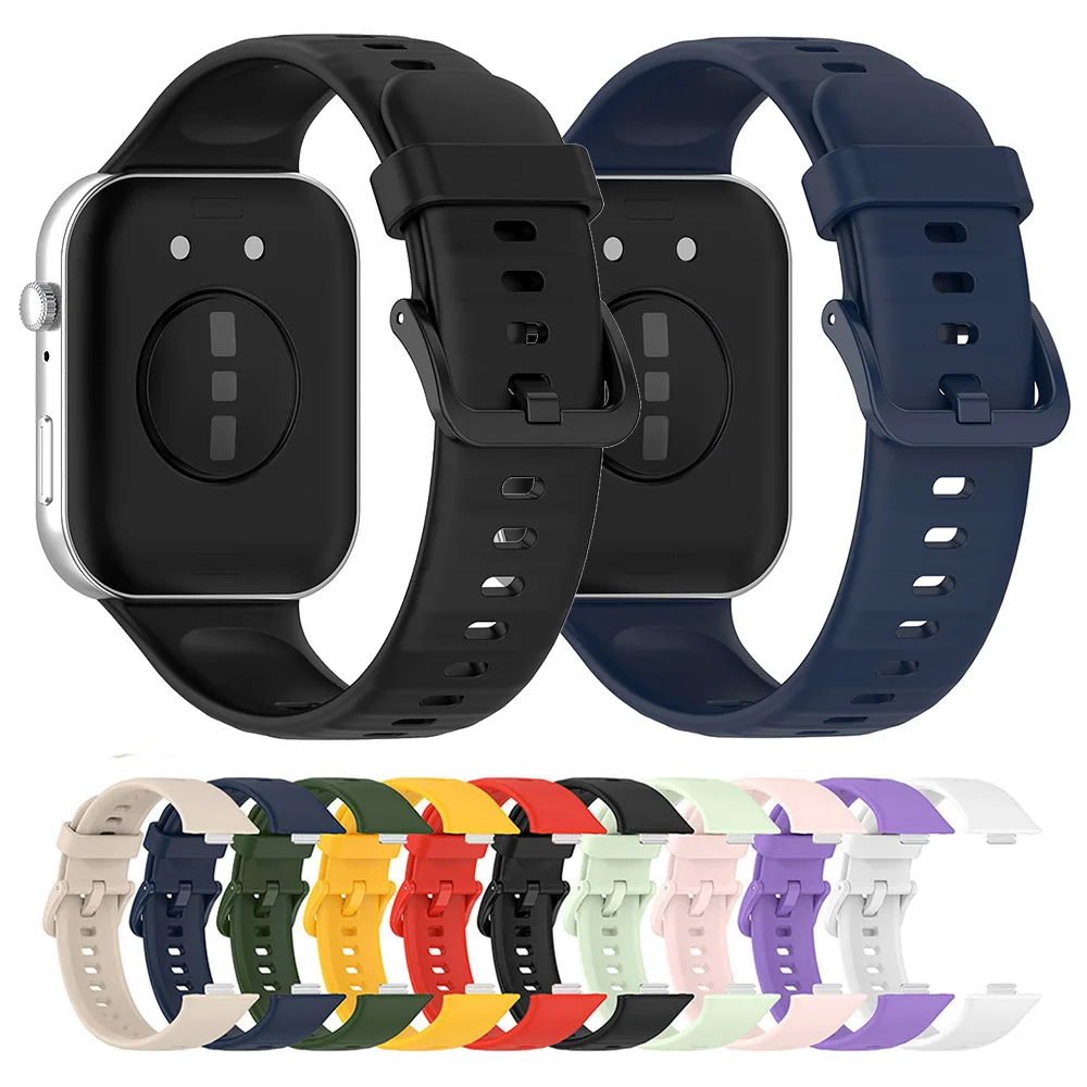 Силиконовый ремешок для Huawei Watch Fit 3, сменный ремешок для часов Huawei Watch Fit 4/Fit4 Pro, браслет Correa