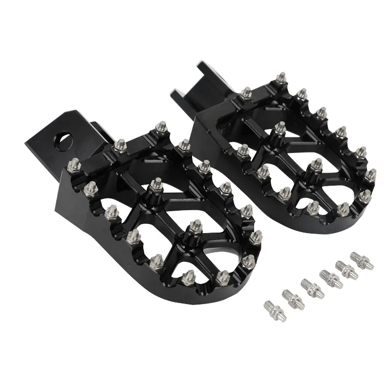 Aluminum Non-Slip Foot Pegs Rest Pedals for TW200 1987-2023 Dirt Bike Off-Road Motorcycle Accessories