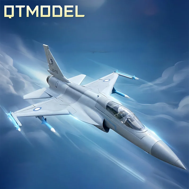 QTMODLE JF-17 Xiaolong RC Fighter Jet 70mm EDF PNP Remote Control Airplane Outdoor Flight Model Fixed Wing RC Hobby Enthusiasts