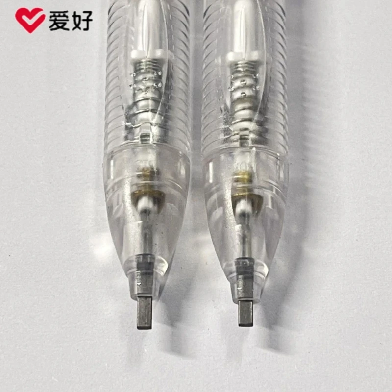 2024 New Flat Automatic Pencil 2B Holder Exam Mechanical Pencil for Calligraphy