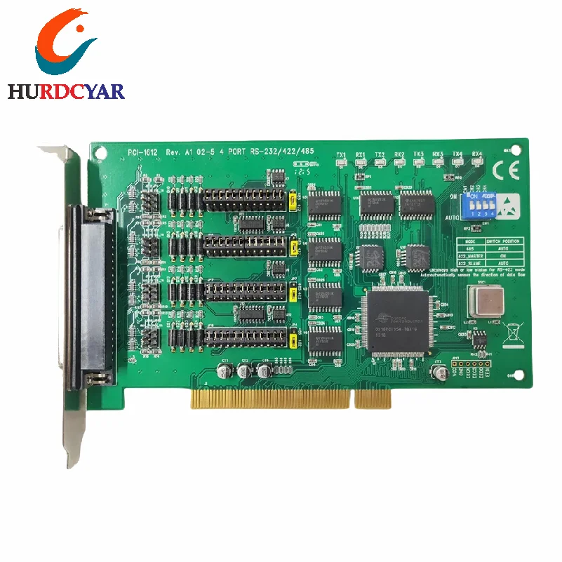 4 PORT RS-232/422/485 Data Capture Card For Advantech PCI-1612 REV A1 02-1/02-2/02-5 PLC
