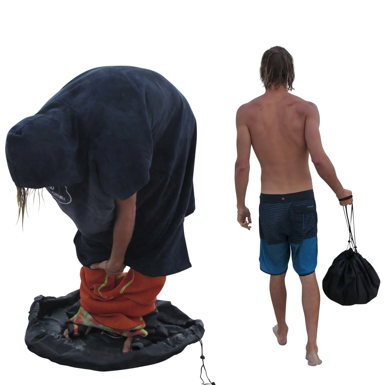 

50cm/90cm/130cm Durable Wetsuit Changing Surfing Accessories Mat Diving Suit Change Bag Mat Storage Bag Durable for Shoes Wet