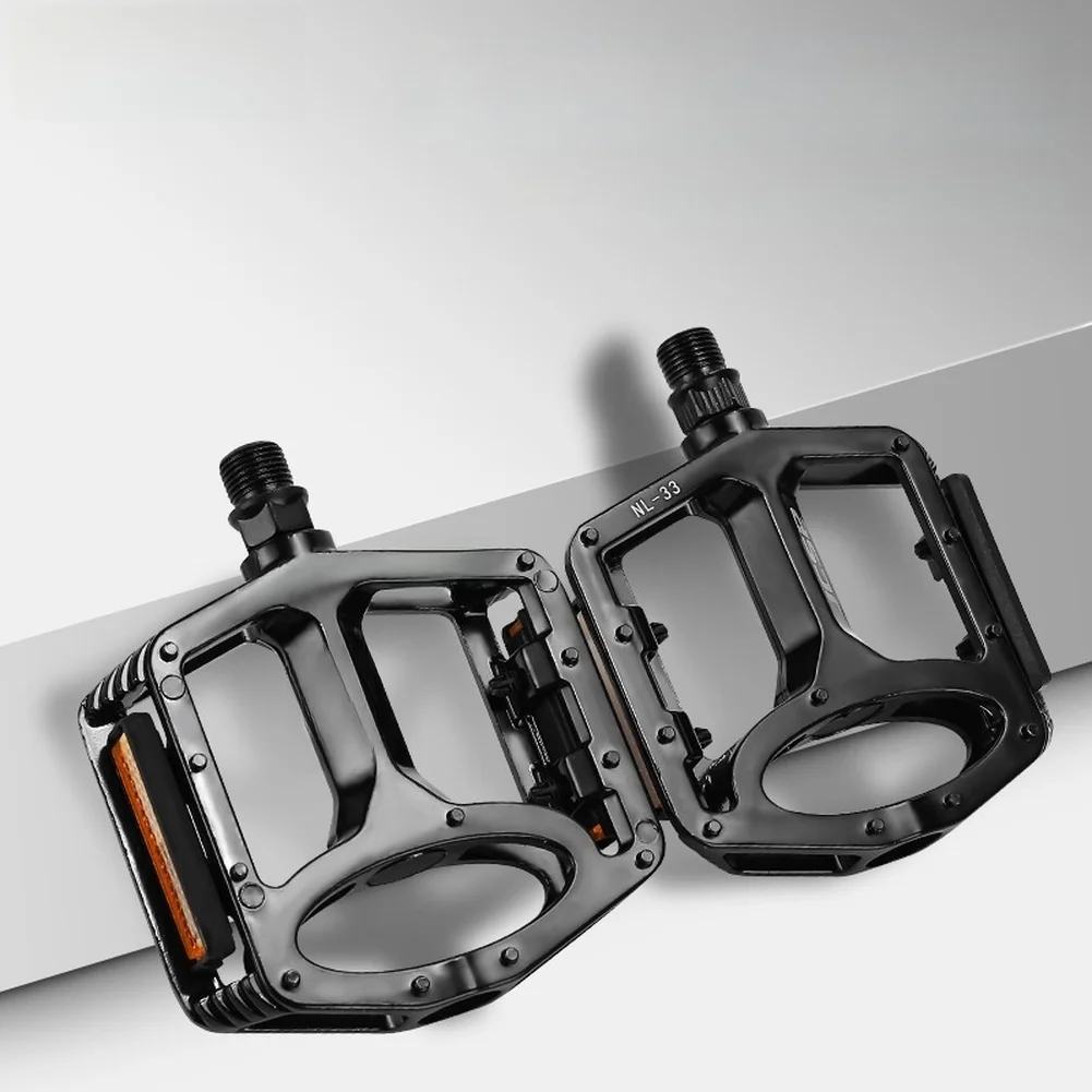 Bike Pedals Aluminum Alloy Widen Anti-slip Bicycle Pedal Lightweight Cycling Pedal DU Bearing For MTB Bike Bicycle Accessories