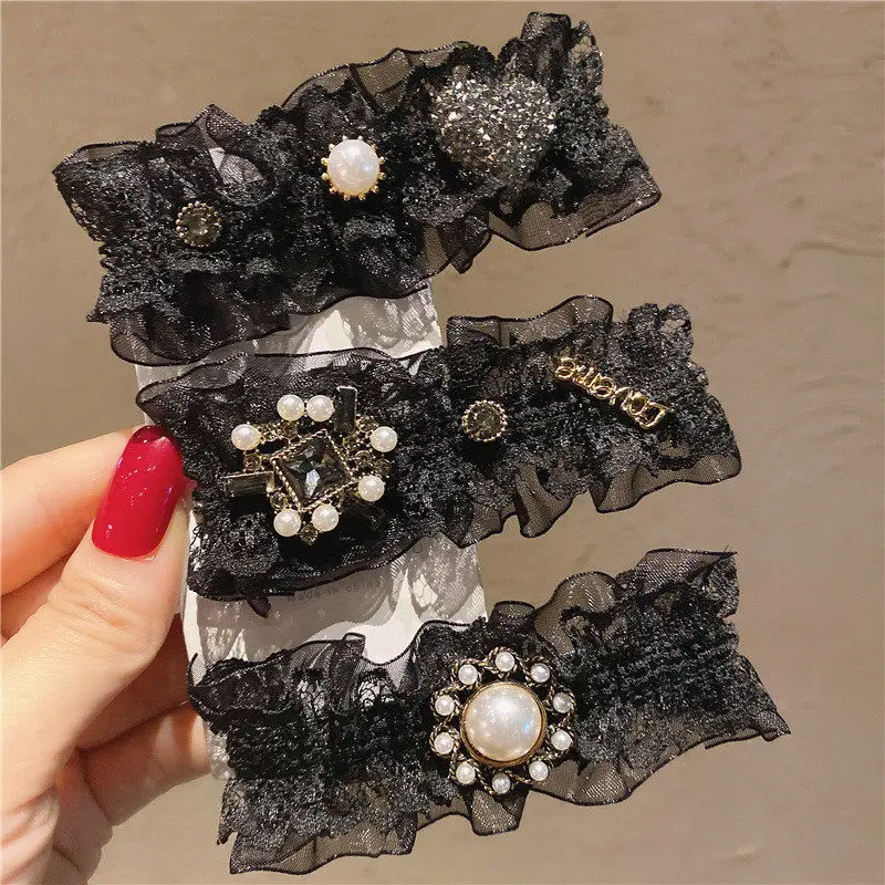Korean Style Headband for Women Elegant Fabric Non Slip Rhinestone Sweet Daily Wear Premium Soft Lightweight   Accessories