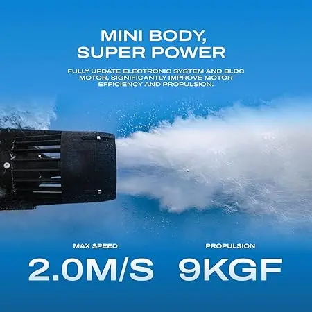 LEFEET P1 Underwater Scooter [Professional Grade]: Max 2m/s Super Power Mini, Built-in Camera Mount, Modular Design Expands