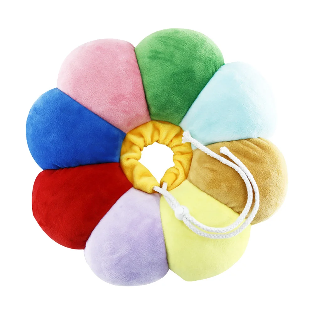 

Adjustable Cat Recovery Collar Flower Shape Healing Protective Cone Anti-Lick Bite Scratch Wound Pet Neck Cone For Cats