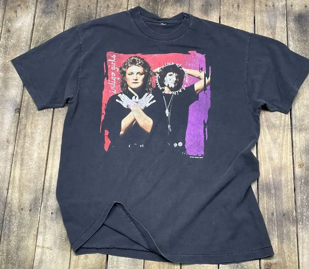 1992 1993 Indigo Girls rites of passage tour Black All Size Unisex Shirt AG1802