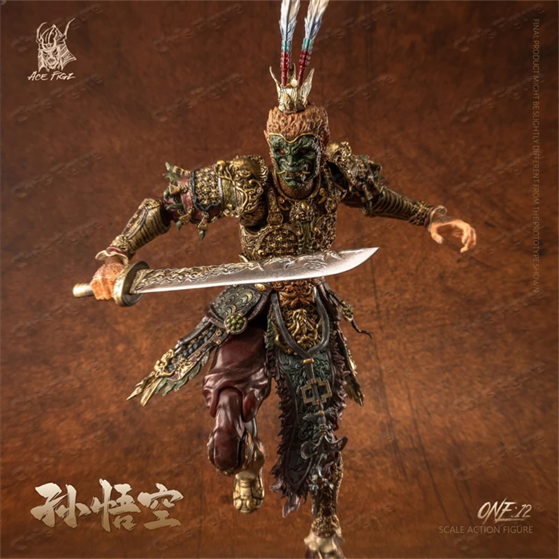 

In Stock AceFigz AF10 Months-A/B Monkey King Sun Wukong 1/12 Movable Model Collectible Character Toy Gift