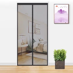 Anti mosquito door curtain，Magic self-adhesive,upgraded encrypted magnetic block magnetic door curtain,custom size,mosquito net