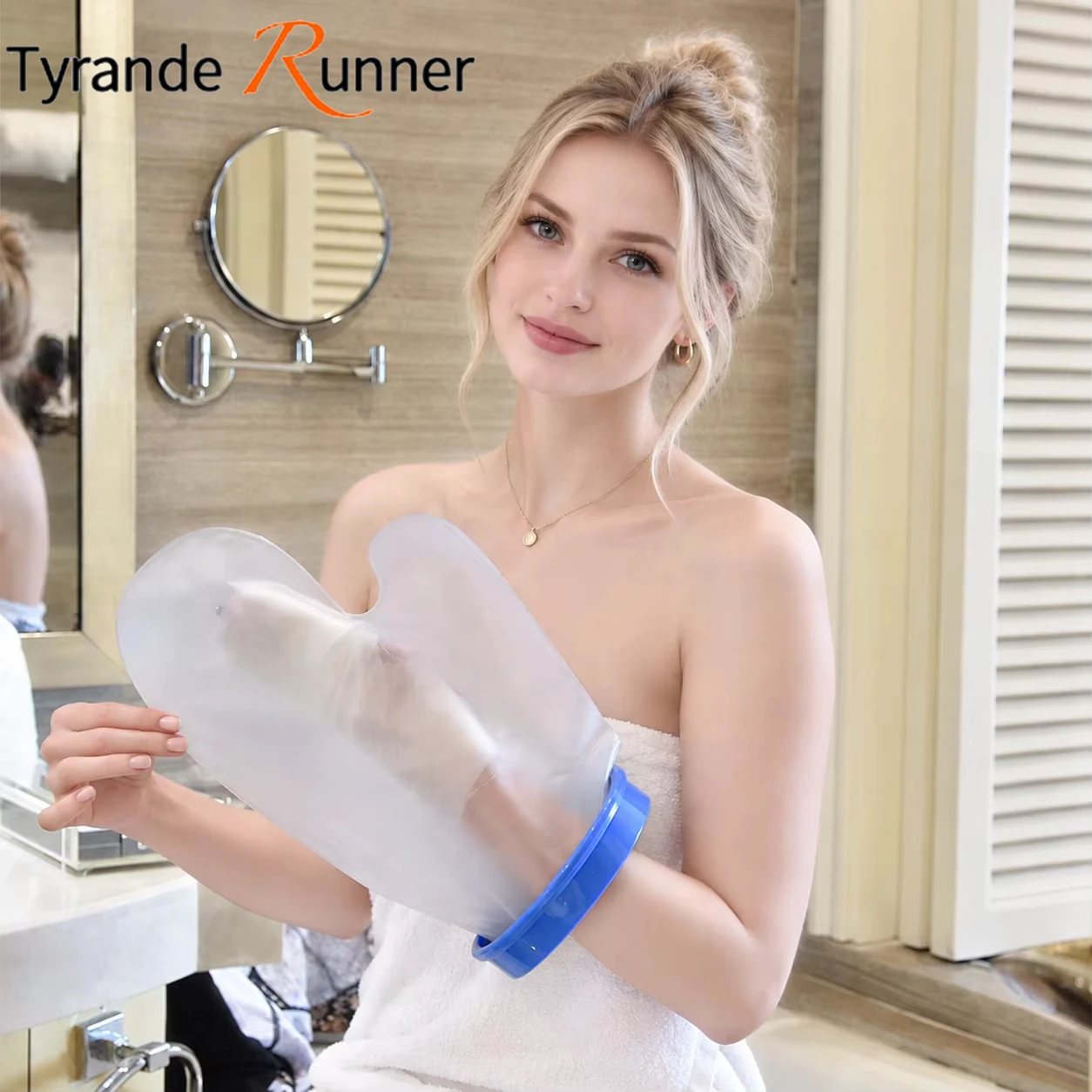 Waterproof Protective Cover for Shower Arm Leg Foot Knee Ankle Wound Bandage Protector Sports Injury Fracture Sprain Recovery