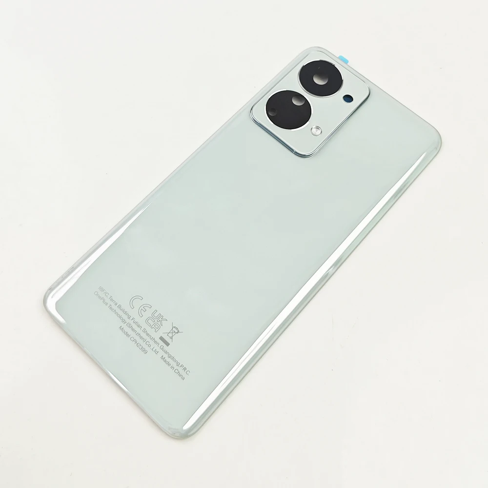 A+ Back Glass Cover For OnePlus Nord 2T Back Door Replacement Battery Case, Rear Housing Cover 1+ Nord 2T With Camera Lens