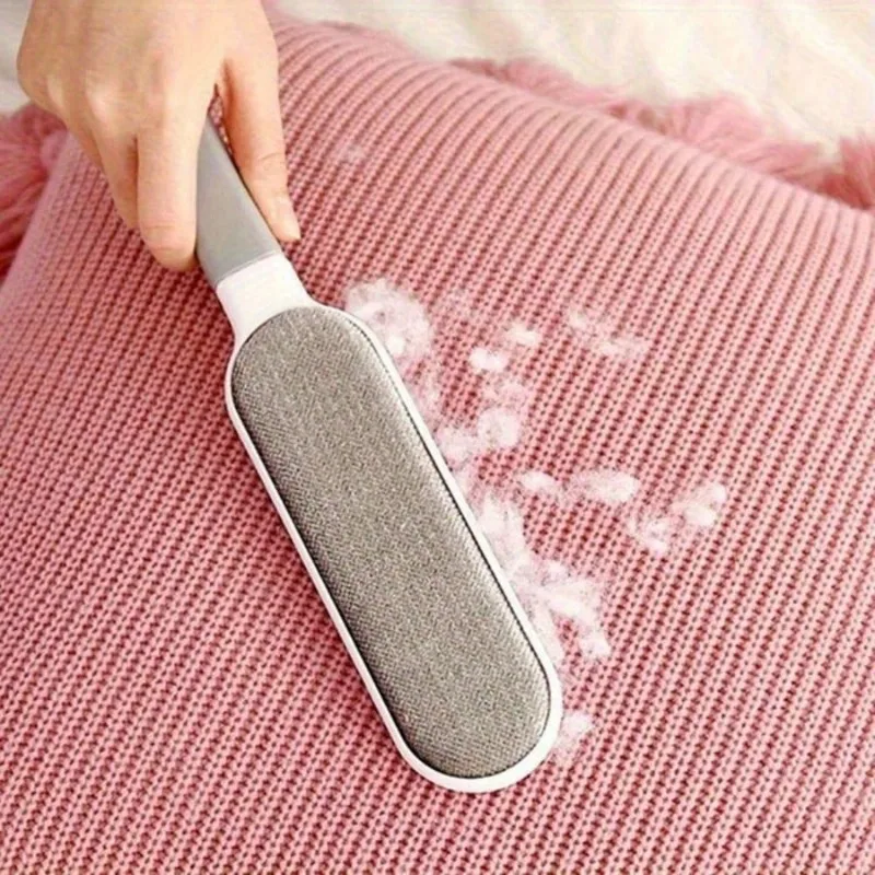 Double-Sided Pet Hair Remover, Manual Electrostatic Sticky Lint Brush, for Cat, Clothing, Sofa, Furniture,  Carpet Cleaning image 5