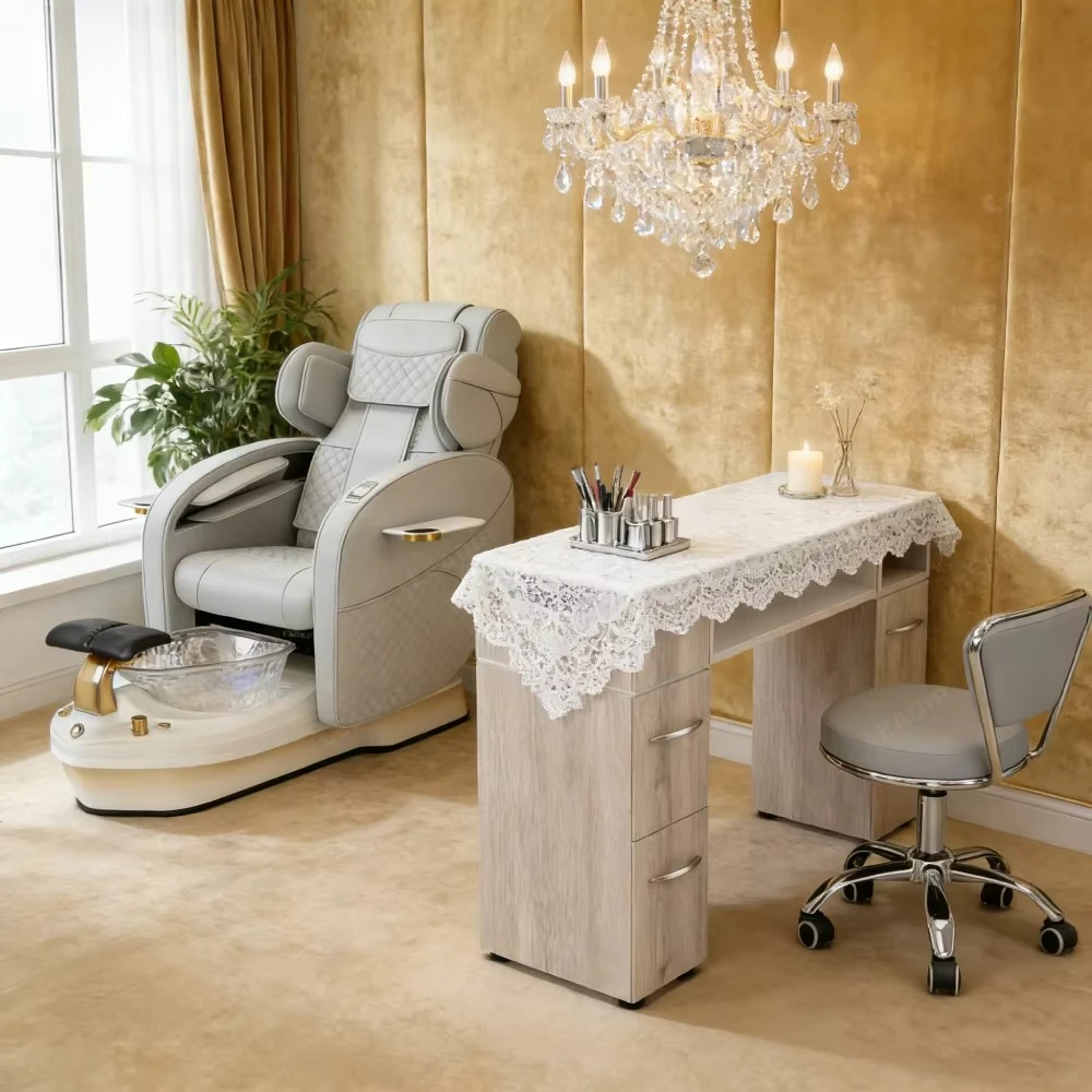 Adjustable Backrest Massage High-End Spa Massage Pedicure Chair with Wider Comfortable Seat