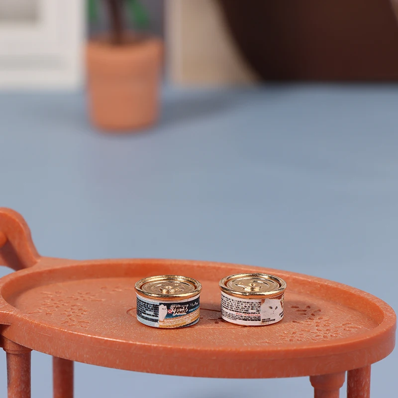 1 قطعة 1/12 دمية محاكاة القط يمكن دمية صغيرة القط الغذاء لعبة دمى منزل ديكورات المنزل التظاهر اللعب اللعب #6