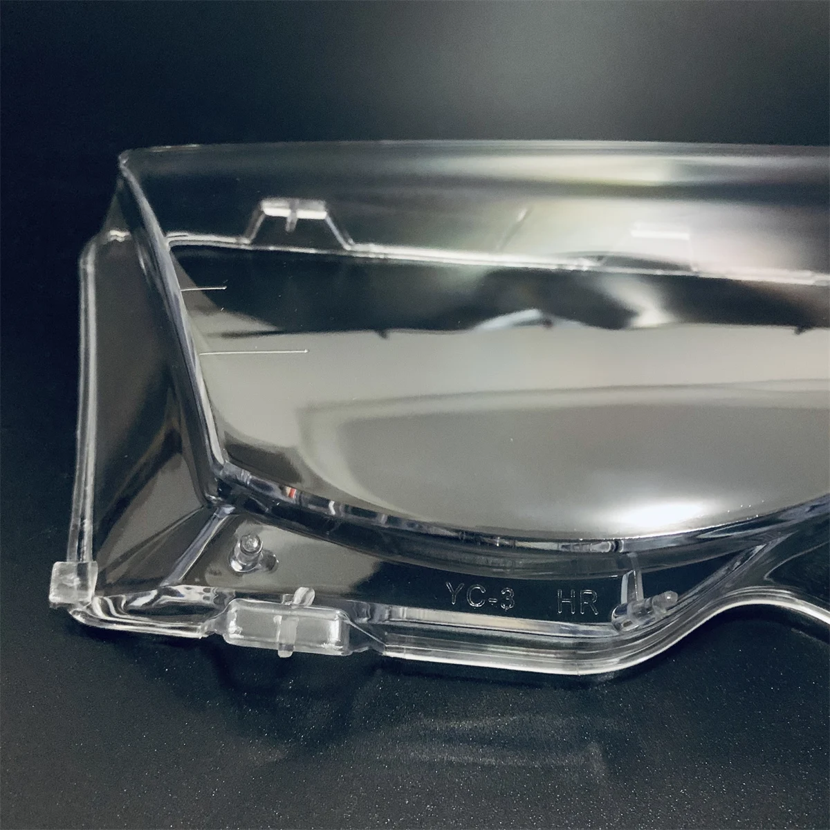 Do BMW E46 4-drzwiowej serii 3 1998 1999 2000 2001 1 para Osłona soczewki reflektora Przezroczysta obudowa lampy samochodowej Przezroczysty klosz — zdjęcie 6
