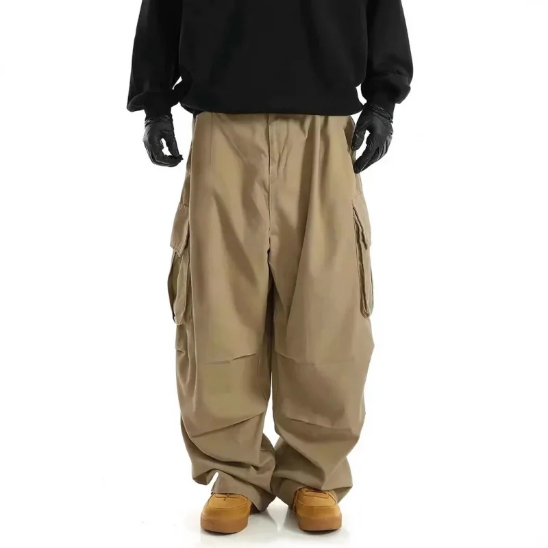 

Special Edition Men's Cargo Casual Outdoor Multi-Pocket Loose Straight-Leg Long Retro Sports Plus Size Pants