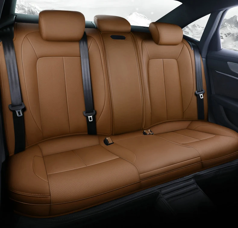 Maßgefertigte PU-Leder LUXUS Autositzbezüge 100% Passgenau für Renault Megane 2 2003~2006 360 ° Surround Auto-Innenausstattungszubehör – Detail 17