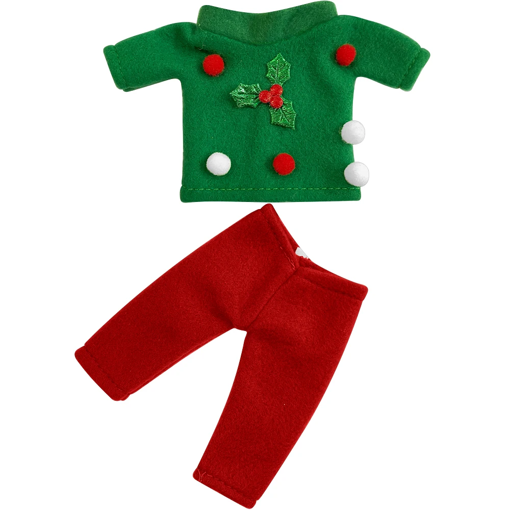 Set De Accesorios Navideños Para Muñecas – Trajes De Elfo, Bufandas Y Scooters, Para Muñecas Elfos De Navidad