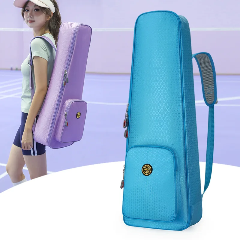 

Large Capacity Yoga Mat Holder Lightweight Portable Rhick Badminton Tennis Rackets Srotage Bags Fitness Workout Gym Training Bag