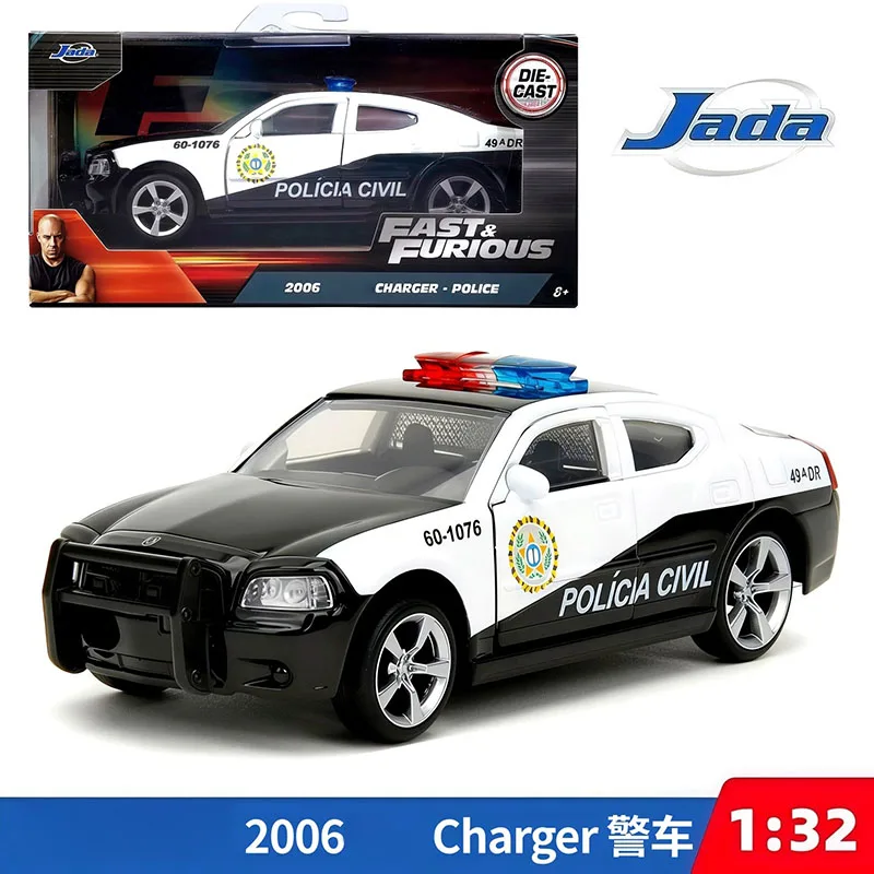 JADA Diecast Alloy 1/32 2006 Charger About 13cm Long Car Model Static Decoration Collectibles Gift Toys