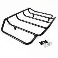Magekyn Motorcycles Black Luggage Top Rack Tour Pak Pack Fit For Harley Touring Electra Street Road Glide 1998-2022