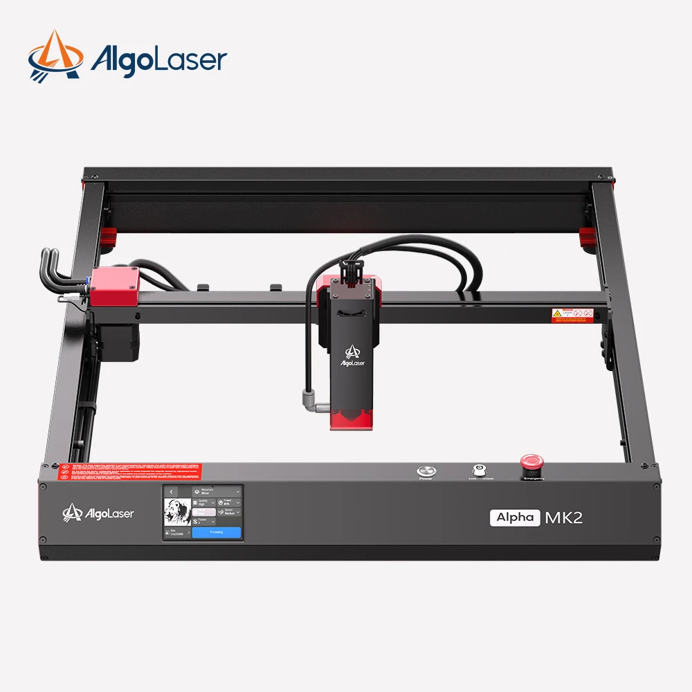

Algolaser Alpha MK2 10 Вт новый настольный DIY лазерный гравировальный станок для резки Mark рабочая зона лазерный гравер