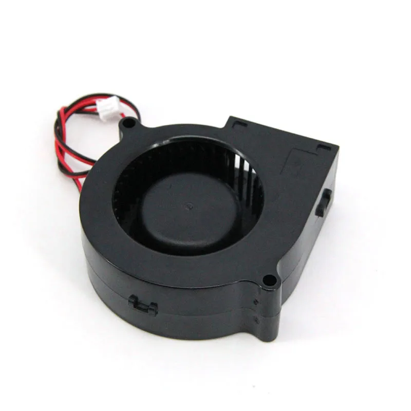 7cm DC 7530 ventilador de refrigeración 75x75x30mm Turbo ventilador manga refrigeración 5V 12V 24V 7cm enfriador de flujo de aire para ventilador de impresora 3D