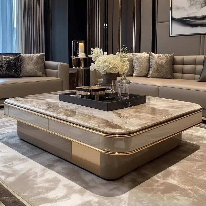 

Эстетический дизайн, журнальный столик, витрина, простые роскошные украшения, журнальный столик, прозрачная рамка, Muebles Para El Hogar, мебель для дома