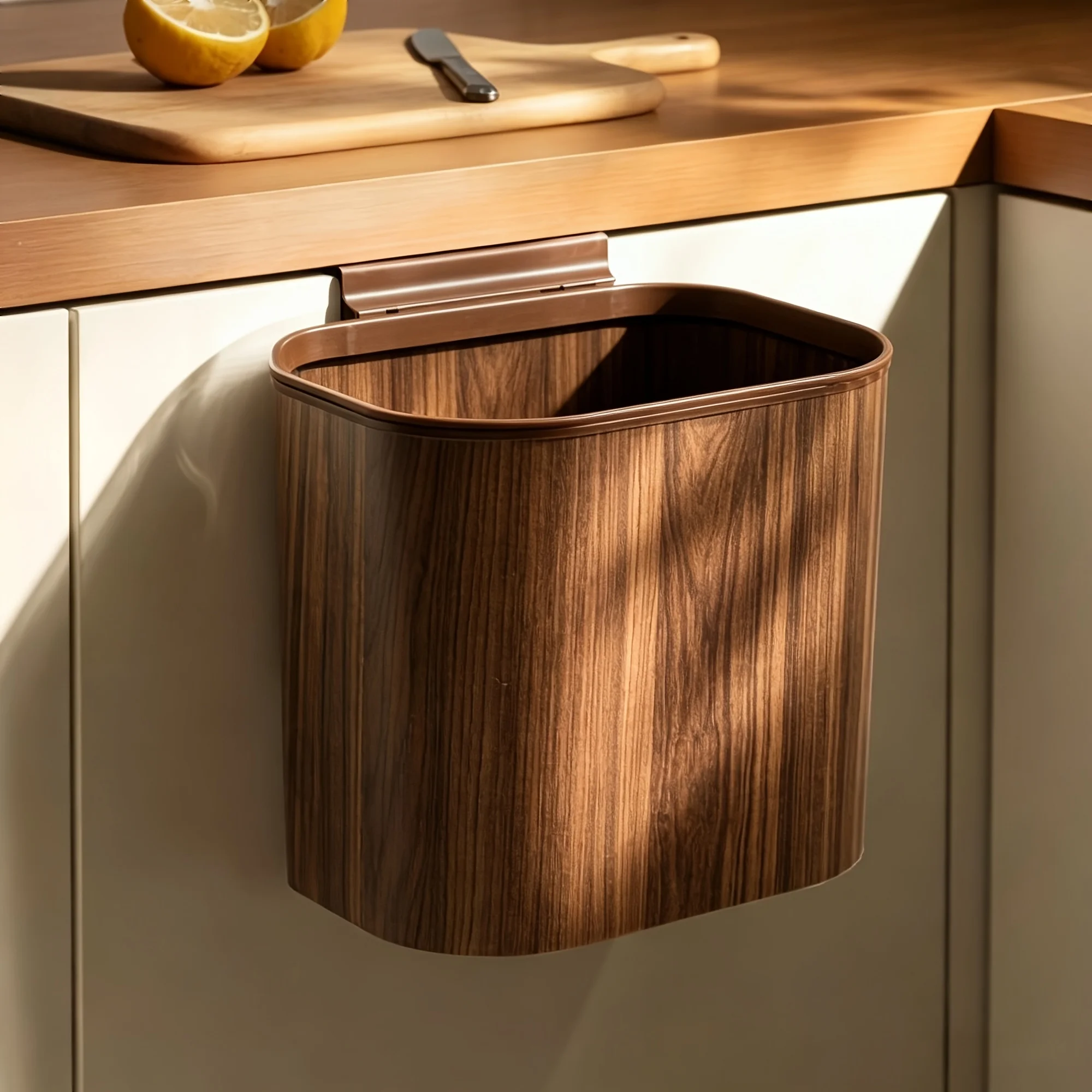 ถังขยะในครัวแบบแขวนติดผนังลายไ - Food Storage Kitchen Cabinet บทวิจารณ์และราคา