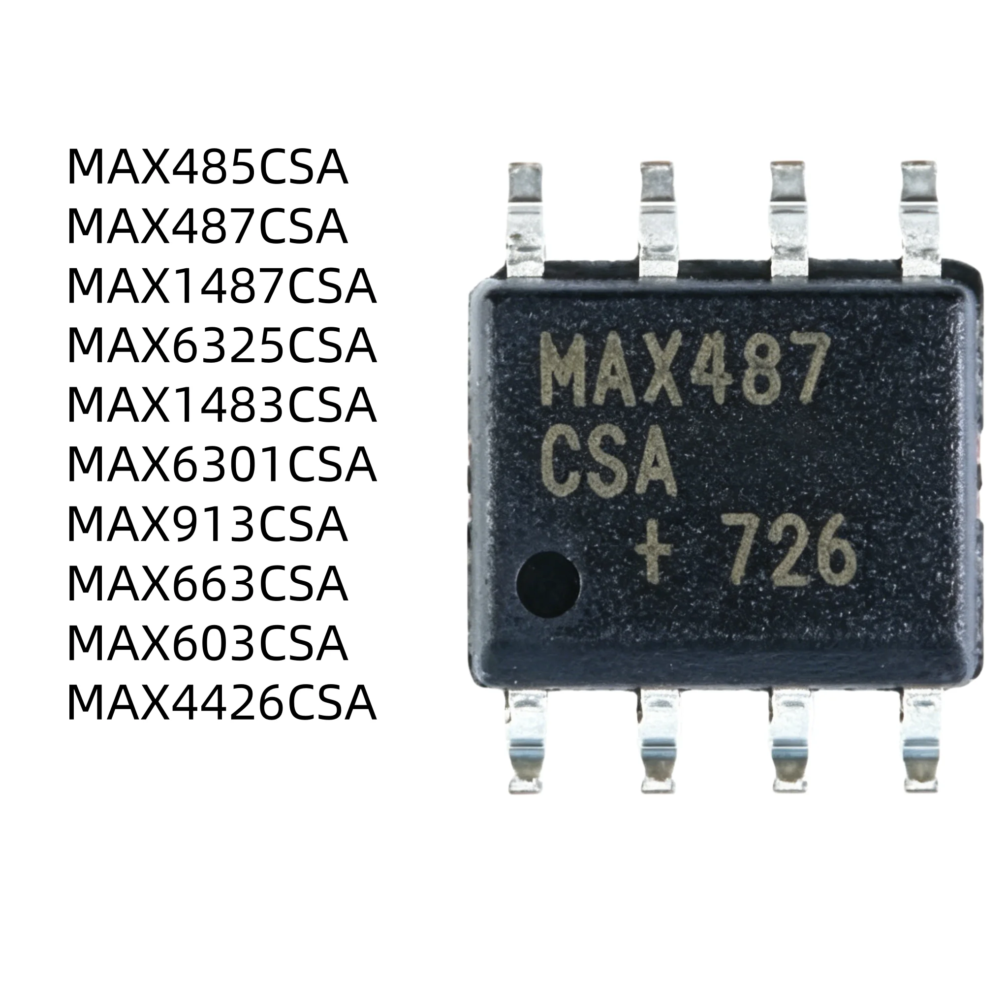 MAX485CSA MAX487CSA MAX1487CSA MAX6325CSA MAX1483CSA MAX6301CSA MAX913CSA MAX663CSA MAX603CSA